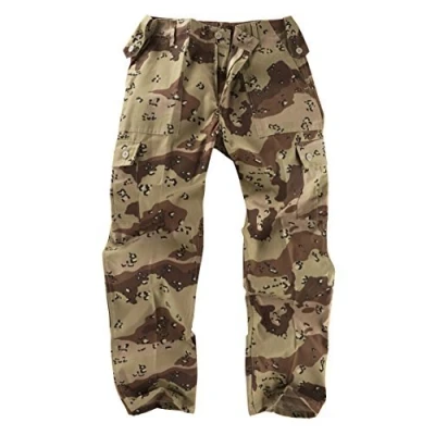 Image of 6 Pocket Camouflage Combat Cargo Trousers USA Desert/Choc Chip (46)