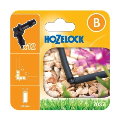 Image of Hozelock Elbow Connector 4mm, 12 Pack