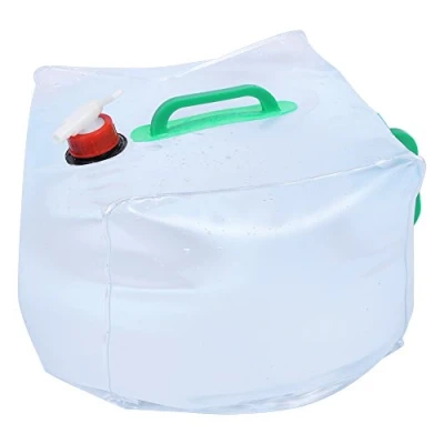 Image of 10L/20L Foldable Water Bag Portable Transparent Container Durable Large Capacity for Outdoor Camping/Climbing/Picnic/Survival Emergency ( Size : 20L ) Dried Food Long Life Bulk Catering