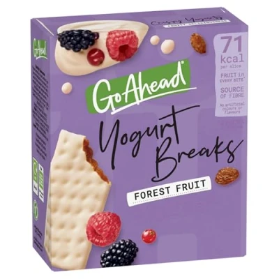Image of Go Ahead Forest Fruit Yogurt Breaks, 4 Bars, 142 g (Pack of 1)