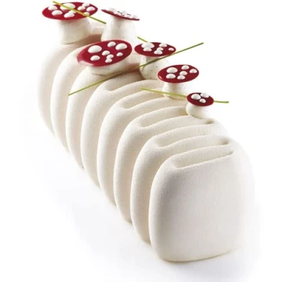 Image of Pavoni KE022 Silicone Mould Christmas Log Black
