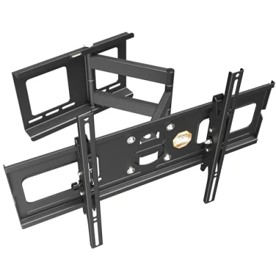 Image of RICOO TV Bracket Tilt Swivel approx 40 75 Inch for LED LCD OLED Curved and Flatscreens R05 Wall Mount Universal VESA 300x200 600x400