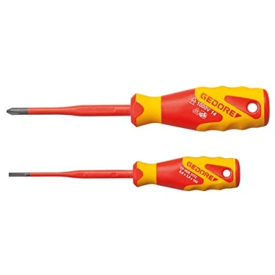 Image of Gedore VDE 2162 2172 PH 02 Screwdriver Set Slim Drive 2 Pzas