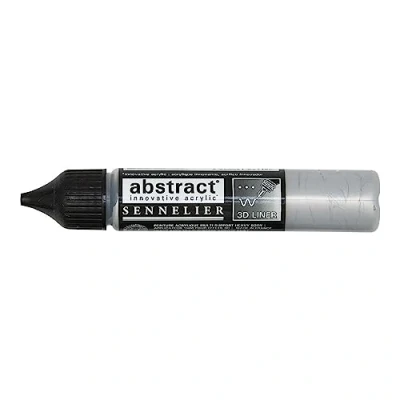Image of Sennelier Abstract Acrylic 3D Liner 27ml (Iridescent Silver)