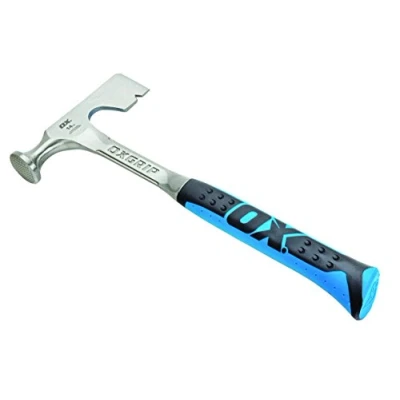 Image of OX P082614 Hammer Pro Heavy Duty Drywall Wall Board Tool with Shock Reduction Grip Multicolour 14 oz