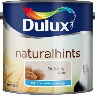 Image of Dulux Natural Hints Matt 2.5L Nutmeg White