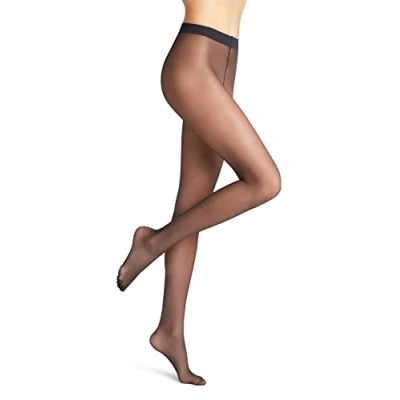 Image of FALKE Women&#039;s Pure Matt 20 DEN W TI Sheer Plain 1 Pair Tights, Blue (Marine 6179) new eco friendly, L