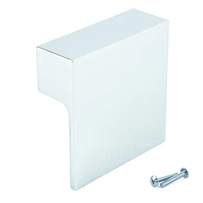 Image of M4TEC Interior Kitchen Cabinet Door Knobs Cupboards Drawers Bedroom Furniture Pull Handles Polished Chrome. Q6 Series: 60 x mm