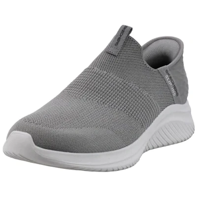 Image of Skechers Men&#039;s Ultra Flex 3.0 Smooth Step Hands Free Slip ins Loafer, US Men, Taupe, 8.5