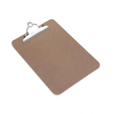Image of Rapesco 1402 Heavy Duty Hardboard Clipboard, A5, Brown