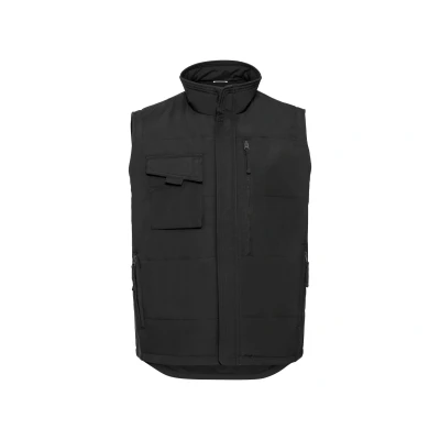 Image of Russell Athletic Mens Heavy Duty Gilet (Black) Size Medium