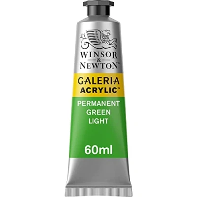 Image of SG Education GAL 2120483 Full Range of Galeria Acrylic, 60 mL Tube, Perm Grn Light