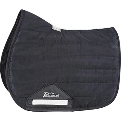 Image of Shires Performance Suede High Wither Comfort Saddle Pad Pony/Cob Black