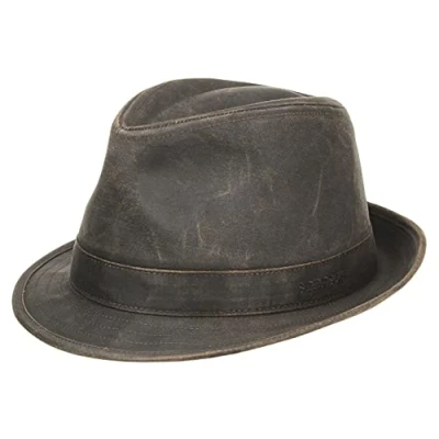 Image of Stetson Odessa Trilby hat Vintage Look UV Protection 40 Men’s Brown XXL (62 63 cm)