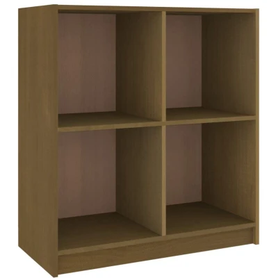 Image of vidaXL Sideboard Honey Brown 70x33x76 cm Solid Pinewood