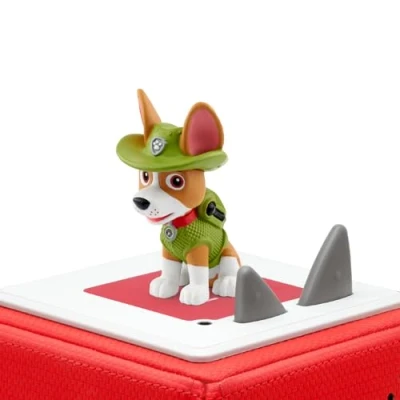Image of tonies Paw Patrol Tracker Audio Character, audiobooks for children, Sing Along adventure, use with Toniebox, (sold separately), ages 3+