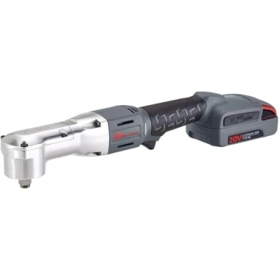 Image of Ingersoll Rand W5350 1/2&quot; 20 V Cordless Ratchet Wrench, Right Angle Impact Electric with Gearbox for Screwing in Angles and Small Spaces, Professional Tool