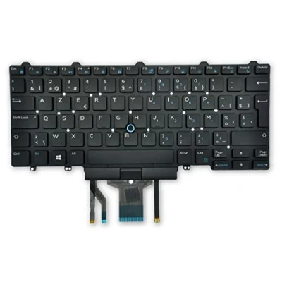 Image of Dell Latitude E5450/E5470/5480/5490 2 Point BELGIAN Backlit Keyboard 0RPTG6