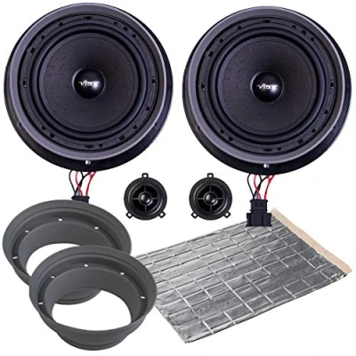 Image of VIBE Optisound VW T6 Speaker Upgrade. Black (Compatible with Transporter 2015 2019)