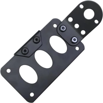 Image of Universal Motorcycle License Plate Bracket Side Mount Light