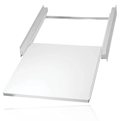 Image of SPARES2GO Universal Washing Machine Tumble Dryer Shelf Stacker Stacking Tray Kit Pullout