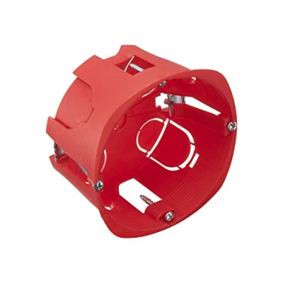 Image of Debflex 718380 Flush Mounting Drywall Electrical Box Diameter 80 mm Depth 50 Orange