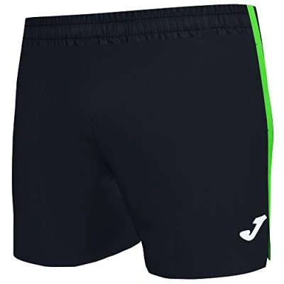 Image of Joma Elite VII Short running, Man, mens, 101581.117, Black Fluorescent Green, 2XL