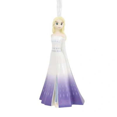 Image of Hallmark Elsa the Snow Queen Ornament, Frozen 2 Tree Decoration, Disney Hanging Christmas Gifts for