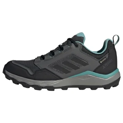 Image of adidas Women&#039;s Tracerocker 2.0 Gore TEX Trail Running Shoes Sneaker, Grey Six/Core Black/Grey Three, 6.5 UK
