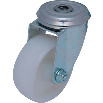 Image of Atlas Workholders 100mm B/H Swivel Castor (Zinc) Nylon Wheel