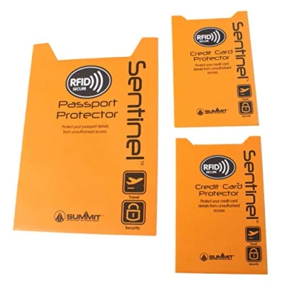 Image of PMS SENTINEL RFID PASSPORT AND 2x CREDIT CARD PROTECTORS