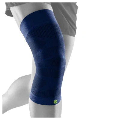 Image of BAUERFEIND knee Sleeve sports Compression Support, 1 unisex support for football, running or fitness, Can be worn on the right and left