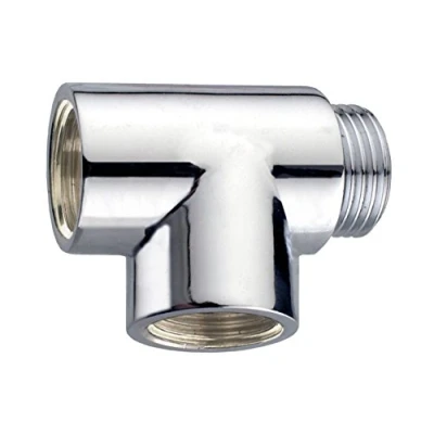 Image of CORNAT TEC386203 T Piece Brass Chrome 1/2ETx1/2ITx1/2IT, Klein