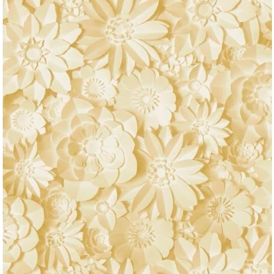 Image of Fine Décor FD42597 Dimensions Floral Yellow
