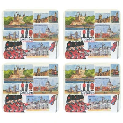 Image of Emma Ball &quot;London Coasters Set of 4