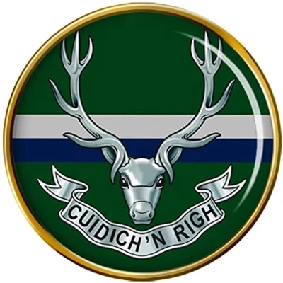 Image of Seaforth Highlanders, British Army Pin Badge