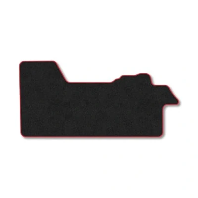Image of Carpet Floor Mats for the Peugeot Boxer (2006+) Custom Van Accessory Tailored fit, Granulated Anti Slip Layer &amp; Red Binding