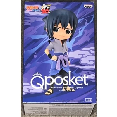 Image of BANPRESTO BAN18709 Naruto Shippuden QPosket Sasuke Uchiha Vers. A Figurine 14cm, Multicolour
