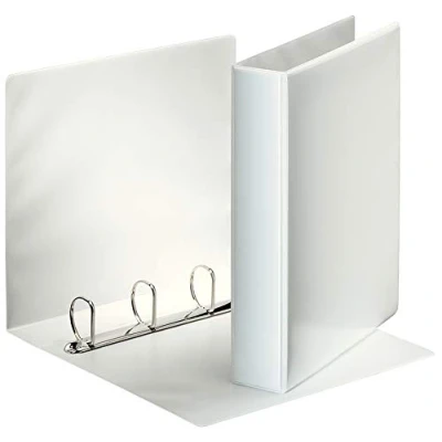 Image of Esselte 40mm 4 D Ring Presentation Binder A4 White