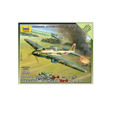 Image of Zvezda Illiouchine Il 2 Stormovik Z6125 Model Aeroplane 1:144 Scale