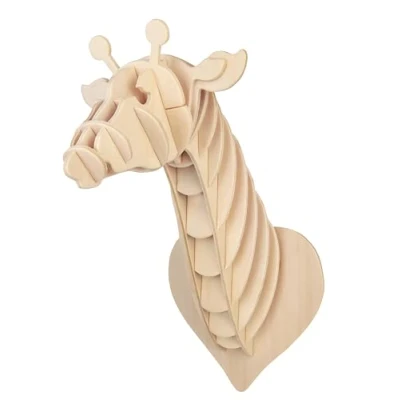 Image of Quay Giraffe Head Woodcraft Construction Kit FSC