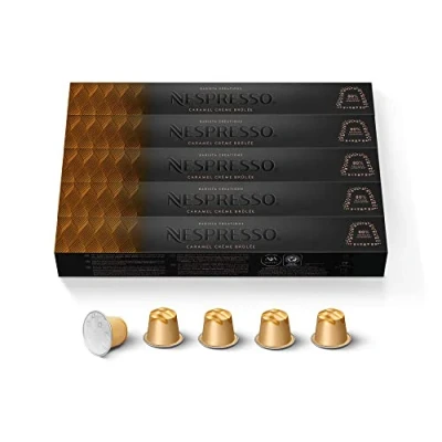 Image of 50 Nespresso Caramel Creme Brulee Barista Creations Capsules