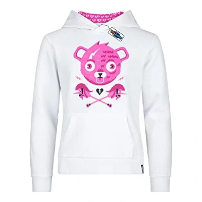 Image of epic games FORTNITE Girls Hoodie Pink Bear White (16 Years)
