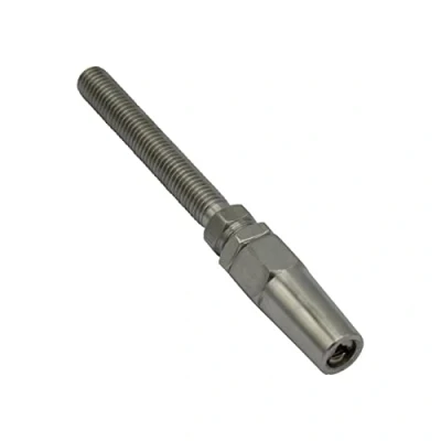 Image of Stainless Steel Swageless Threaded Stud M10 (5MM Wire Rigging Terminal Tensioner)