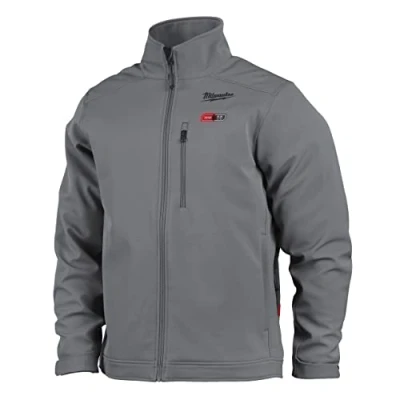 Image of Milwaukee Battery Thermal Jacket Grey M12 Hjgrey5 0 Various Designs (M) M