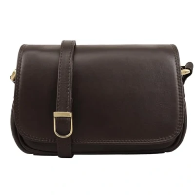 Image of Lloyd Baker Genuine Leather Crossbody Bag, Soft Shoulder Handbag with Adjustable Strap, Compact Size Multiple Compartments, AMRITSAR (BROWN)