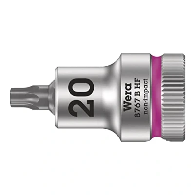 Image of Wera 8767 B HF TORX® Zyklop holding function bit socket, 3/8&quot; drive, TX 20x35mm, 05003061001
