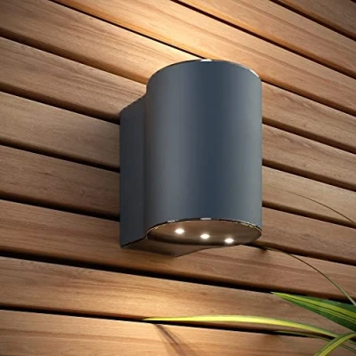 Image of SolarCentre® Belgravia Outdoor Solar Powered Up &amp; Down Wall Light
