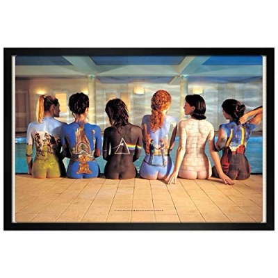 Image of Pink Floyd Black Wooden Framed Back Catalogue Campaign Poster Maxi