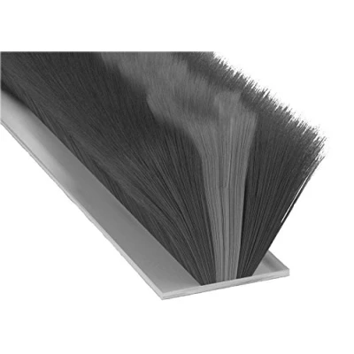 Image of STORMGUARD Black 05SR750007MGR 7 m Garage Door Self Adhesive Brush Pile Draught Seal, 7m